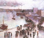 Charles conder Departure of thte OrientCircularQuay (nn02) china oil painting reproduction